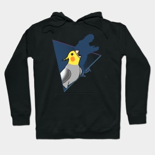 comic t-rex cockatiel Hoodie